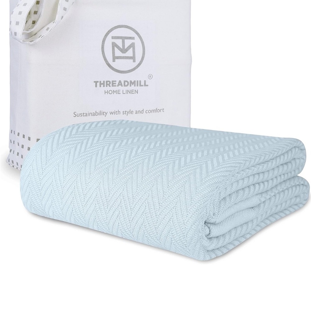 Threadmill Luxury Cotton Blanket - King Size